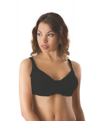 SİYAH MI Emay 164 C Balenli Dantelli Sütyen