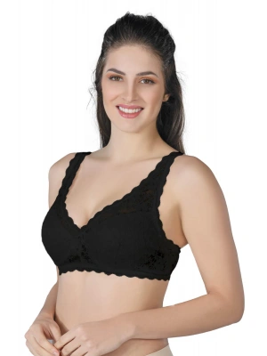 SİYAH MI Emay 188 C Pedli Dantelli Telli Toparlayıcı Sütyen