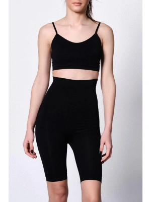 SİYAH MI Emay 2015 Yüksek Bel Double Uzun Paçalı Korse