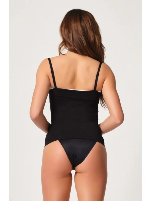 SİYAH MI Emay 2030 Agraflı Göğsü Açık Atlet Korse