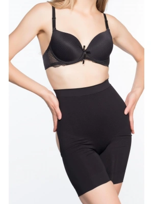 SİYAH MI Emay 2032 Popo Açık Masajlı Boxer Korse