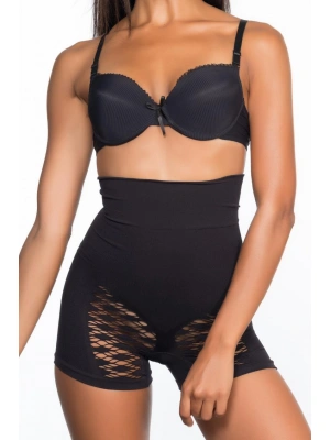 SİYAH MI Emay 2064 Popo Açık Fantezi Boxer Korse