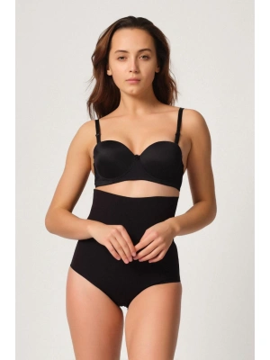 SİYAH MI Emay 2708 Lazer Yüksek Bel Kesim Slip Korse