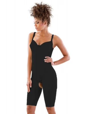 SİYAH MI Emay 2822 Balen Sütyenli Paçalı Boy Lazer Korse