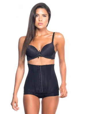 SİYAH MI Emay 2824 Yüksek Bel Balen Agraflı Slıp Lazer Korse