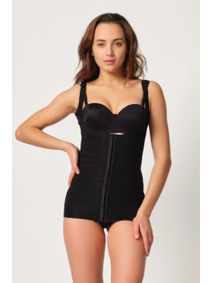 SİYAH MI Emay 2916 Karyoka Destekli Agraflı Atlet Korse