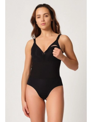 SİYAH MI Emay 2944 Sırt Destekli Badi Emzirme Korse