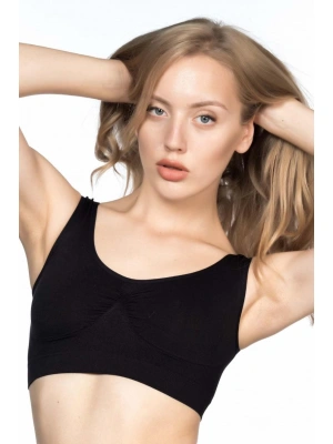 SİYAH MI Emay 4005 Soft Kalın Askı Büstiyer