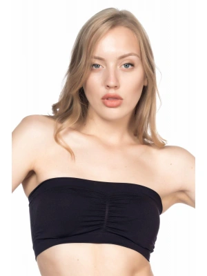 SİYAH MI Emay 4022 Pedli Straplez Korse