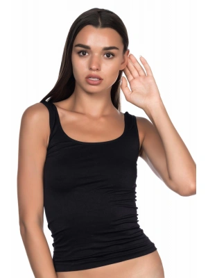 SİYAH MI Emay 5002 Soft Kalın Askılı Uzun Atlet