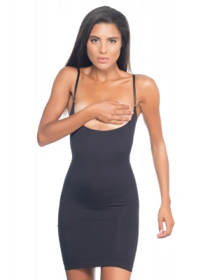 SİYAH MI Emay 5060 Göğsü Açık Elbise Korse