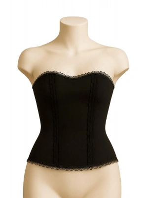 SİYAH MI Emay 9155 F Fırfırlı Terletici Büstiyer