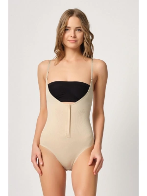 TEN MI Emay 2043 Göğsü Açık Agraflı Body Korse