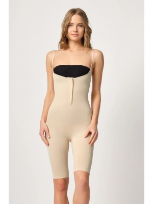 TEN MI Emay 2093 Ön Agraflı Göğsü Açık Paçalı Boy Korse