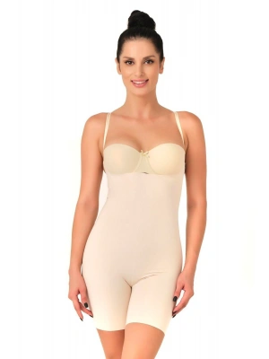 TEN MI Emay 2758 Lazer Kesim Göğsü Açık Boxer  Korse