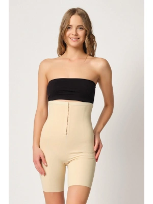 TEN MI Emay 2832 Yüksek Bel Balen Destekli Agraflı Lazer Korse