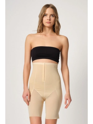 TEN MI Emay 2928 Ön Agraflı Tül Paçalı Lazer Korse