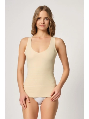 TEN MI Emay 2938 Sırtı Tül Karyokalı Destekli Atlet Korse