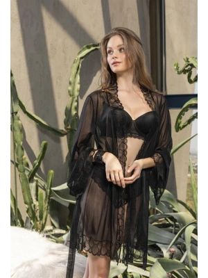 TRANSPARAN MİNİ BOY SABAHLIK SİYAH (MGP11340)