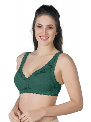 YEŞİL MI Emay 188 C Pedli Dantelli Telli Toparlayıcı Sütyen