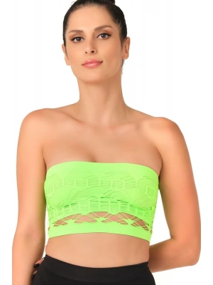 YEŞİL MI Emay 4050 Double Örgü Toparlayıcı Straplez Büstiyer