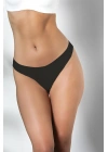 3'LÜ PAKET DİKİŞSİZ, İZ YAPMAZ, LAZER KESİM, STRİNG KÜLOT SİYAH (MGP21262)