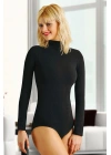 BALIKÇI YAKA UZUN KOLLU BODY 4055