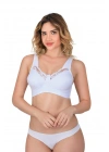 BEYAZ MI Emay 181 C Dantelli Toparlayıcı Cotton Sütyen