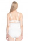 BEYAZ MI Emay 2028 Dantelli Yüksek Bel Slip Korse