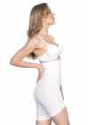 BEYAZ MI Emay 2056 Yüksek Bel Masajlı Uzun Paça Korse