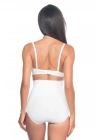 BEYAZ MI Emay 2057 Yüksek Bel Masajlı Slip Korse
