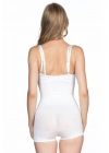 BEYAZ MI Emay 2058 Göğsü Açık Kısa Paça Boy Korse