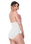 BEYAZ MI Emay 2080 Yüksek Bel Çıtçıtlı Slip Korse