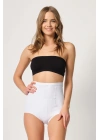 BEYAZ MI Emay 2931 Karın Balen Destekli Slip Lazer Korse