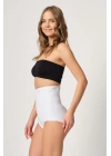 BEYAZ MI Emay 2931 Karın Balen Destekli Slip Lazer Korse