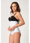 BEYAZ MI Emay 2932 Double Karın Agraf Destekli Slip Lazer Korse