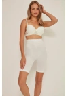 BEYAZ MI Emay 3005 Soft Uzun Paçalı Boxer Korse