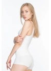 BEYAZ MI Emay 5015 Kalın Askılı Atlet Korse