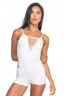 BEYAZ MI Emay 5037 İp Askılı Fantazi Atlet Korse
