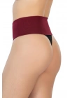 BORDO MI 2048 Seamless Çift Renk String Korse