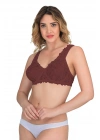 BORDO MI Emay 178 C Balenli Dantelli Sütyen