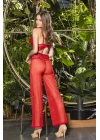 BRALET, PANTOLON VE STRİNG TAKIM KIRMIZI (MGP31314)