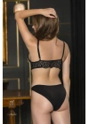 BRALET SÜTYEN SLİP KÜLOT TAKIM SİYAH (MGP31351)
