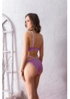 BRALET SÜTYEN  VE SLİP KÜLOT TAKIM LİLA (MGP32101)