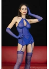 FANTEZİ BABYDOLL TAKIM SAKS (MGP6282)