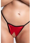 Fantezi Ortası Açık Kırmızı Şık Özel Tasarım Strin Tanga Külot 80992