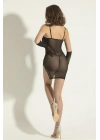 FANTEZİ TRANSPARAN BABYDOLL TAKIM SİYAH (MGP6422)