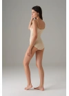 Kadın Ten Dikişsiz İnce Askılı İnvizible Body 12123