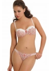 Nbb 4309 Push-Up Straplez Çiçekli Sütyen Takım