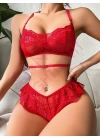 Nightlight Dantel Çekici Bel Detaylı Fantazi Sütyen Külot Takım